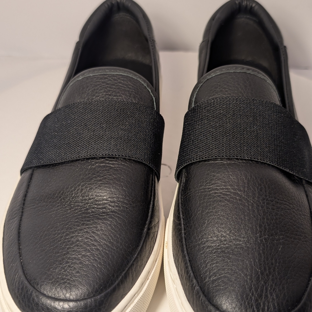 UGG Women's Black Leather Sneakers